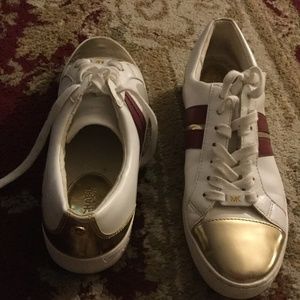 MICHAEL MICHAEL KORS . White and gold size 8M